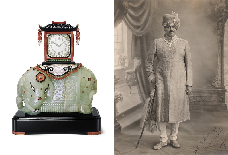 Elephant mystery clock - Maharajah of Nawanagar